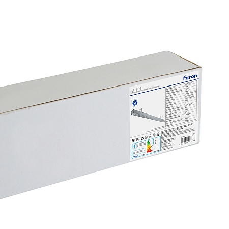 Светодиодный линейный прожектор для подсветки стен Feron LL-889 18W, синий, 85-265V IP65 - фото
