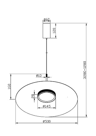 Подвесной светильник Maytoni El MOD041PL-L15W3K1 - фото