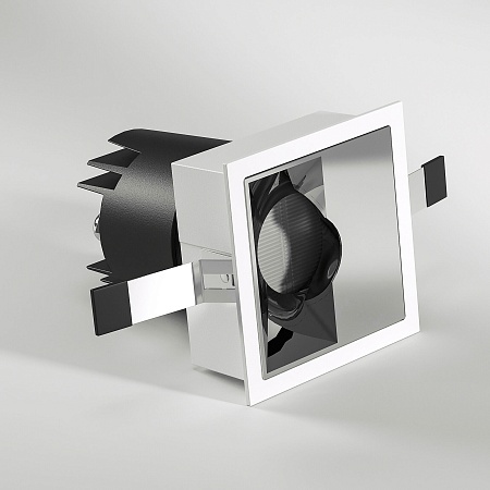 Точечный светодиодный светильник 10W 4000K белый/хром 25091/LED Elektrostandard - фото