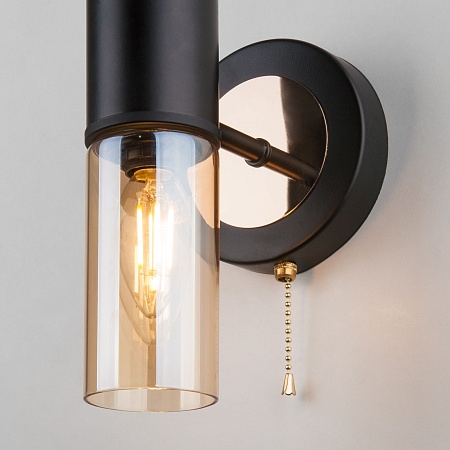 Настенный светильник Eurosvet 70125/1 черный - фото