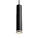 Светильник потолочный Feron ML1708 Barrel LUNA на подвесе  MR16 35W 230V, черный 55*280 - фото