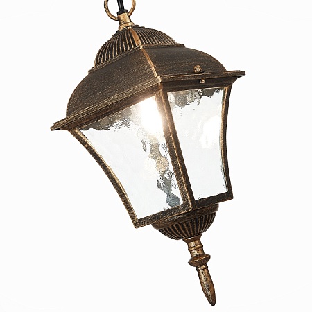 Светильник уличный подвесной ST-Luce Бронза/Бронза, Прозрачный E27 1*60W SL082.203.01 - фото