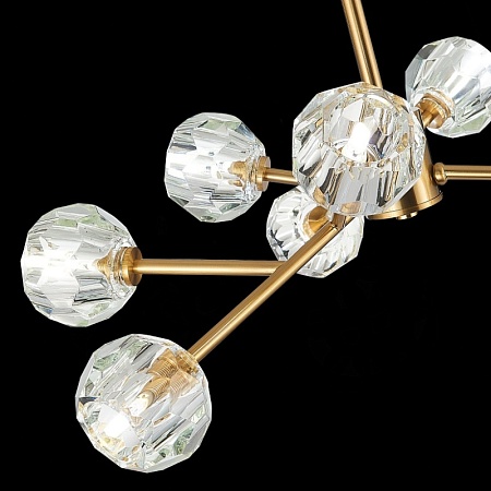 Светильник подвесной ST-Luce Латунь/Прозрачный G9 LED 9*5W SL1166.303.09 - фото