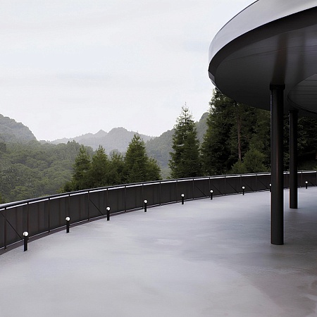 Светильник уличный наземный ST-Luce Черный/Белый LED 2*6W 4000K SL9510.405.01 - фото