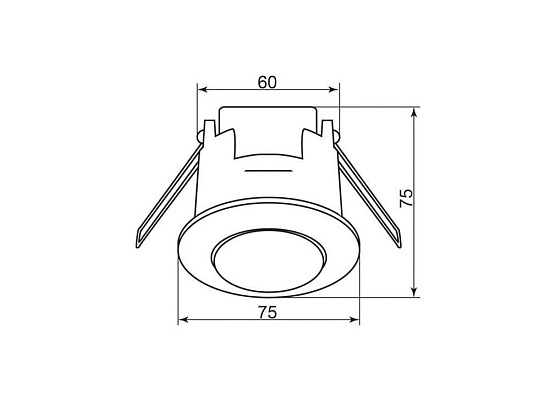 Датчик движения 230V 1200W 6m 360° белый SEN86 - фото