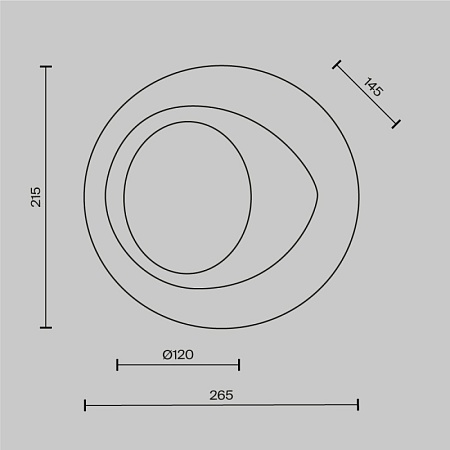 Настенный светильник (бра) Maytoni MOD435WL-01W - фото