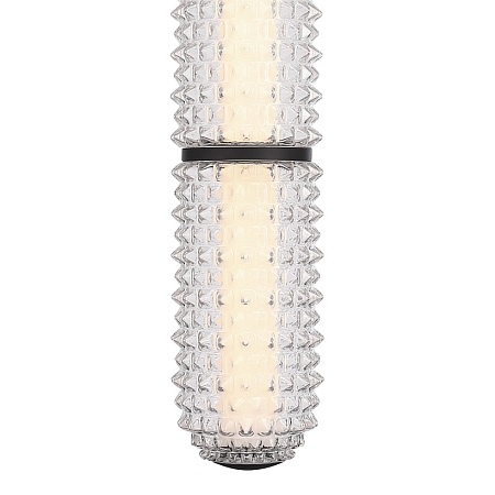Светильник подвесной ST-Luce черный/прозрачный LED 1*22W 4000K SL6144.403.01 - фото
