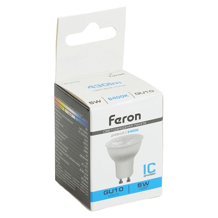 Лампа светодиодная Feron LB-272 MR11 GU10 5W 175-265V 6400K - фото