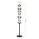 Светильник напольный ST-Luce Черный/Дымчато-Серый LED 1*40W 3000K SL6119.405.40 - фото