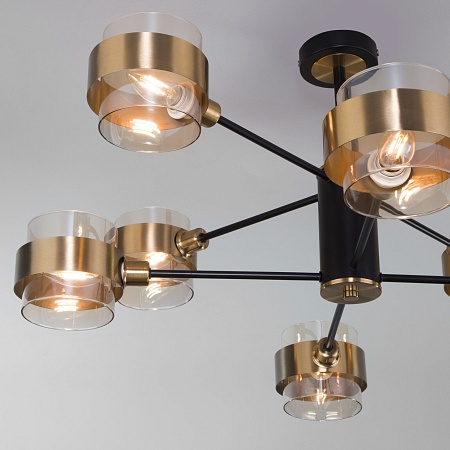 Потолочный светильник Eurosvet 70127/8 черный - фото