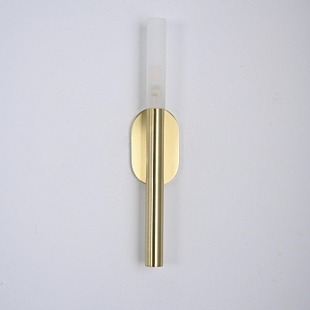 Бра Rousseau Small Bath Sconce Brass Imperiumloft 192930-22 - фото