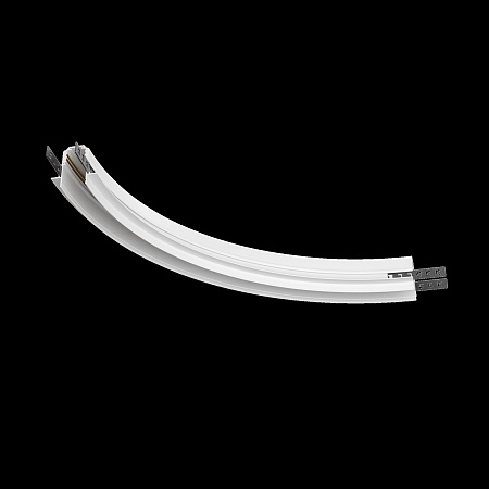 Коннектор радиусный R300 Exility встраиваемый под ГКЛ 12,5мм, белый - фото