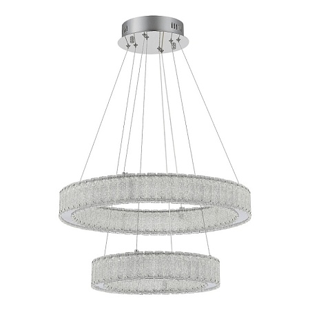 Люстра подвесная ST-Luce Хром/Хром LED 2*50W 3000K SL6008.103.02 - фото