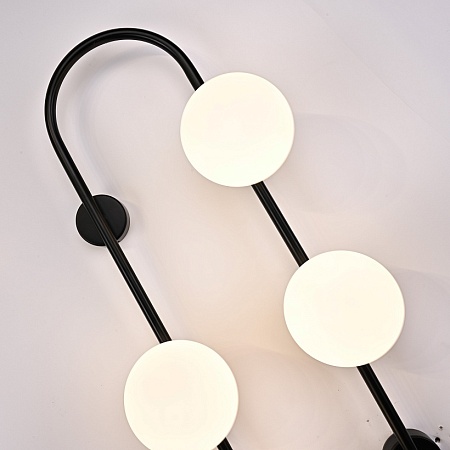 Настенное Бра Hoop Wall H77 Black Imperiumloft 213735-26 - фото