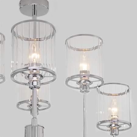 Потолочный светильник Eurosvet 60144/6 хром - фото