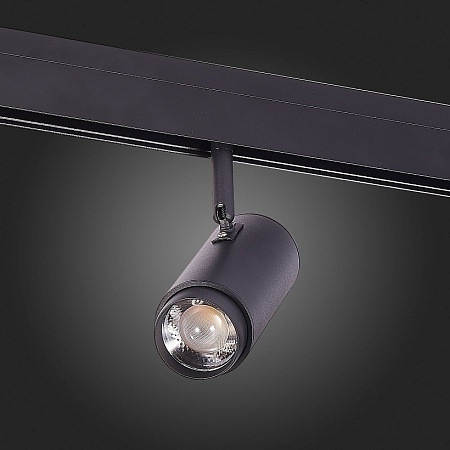 Магнитный трековый светильник ZOOM Черный LED 1*6W 3000K 667Lm Ra>80 10-60° IP20 L137xW ST357.436.06 - фото