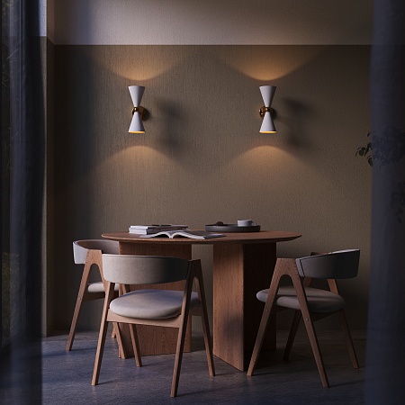 Настенный светильник (бра) Maytoni Vesper MOD108WL-02WG - фото