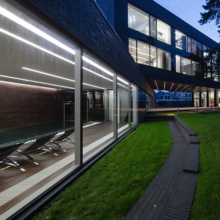 Линейный светодиодный встраиваемый светильник 128см 25Вт 3000К серебряный 101-300-128 - фото