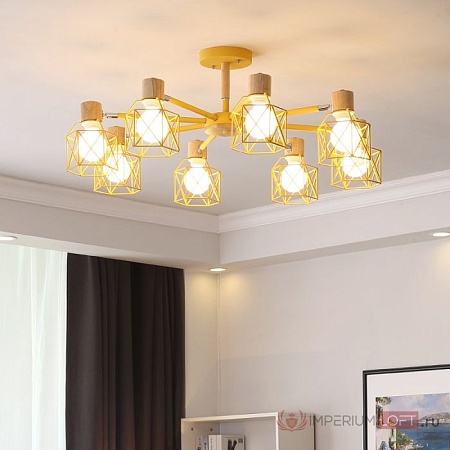 Потолочная Люстра Corf B3 Champagne 5 Lamps Imperiumloft 189487-26 - фото