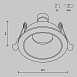 Встраиваемый светильник Technical DL126-GU10-B - фото