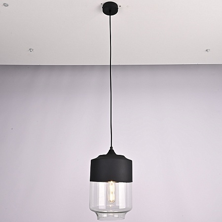 Подвесной Светильник Nord A D18 Black/Transparent Imperiumloft 190489-26 - фото