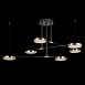 Светильник подвесной ST-Luce Черный/Латунь, Белый LED 6*7,5W 3000K SL1605.403.06 - фото
