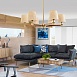 Люстра Jorgenson D85 Beige/Light Wood Imperiumloft 203573-26 - фото