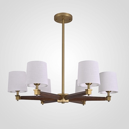 Люстра Jorgenson D85 White/Dark Wood Imperiumloft 203574-26 - фото