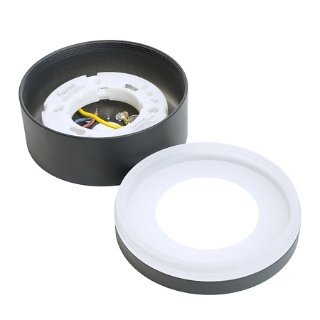 Светильник потолочный Feron HL457 12W, 230V, GX53, черный - фото