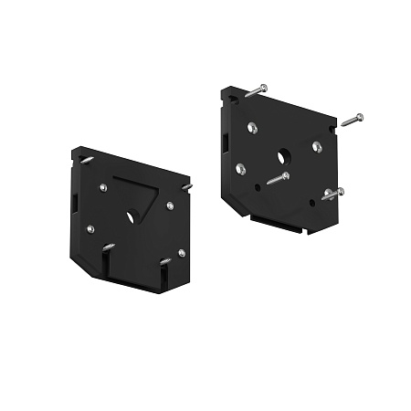 TR2017-BK Торцевая заглушка трека SLOTT, черная, алюминий - фото