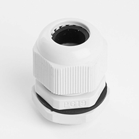 Сальник PG19 диаметр проводника 12-15 мм STEKKER, IP54, серый (DIY упаковка 2 шт) (без мембраны) - фото