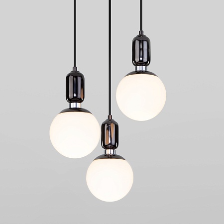 Подвесной акцентный светильник Eurosvet 50151/3 черный жемчуг - фото