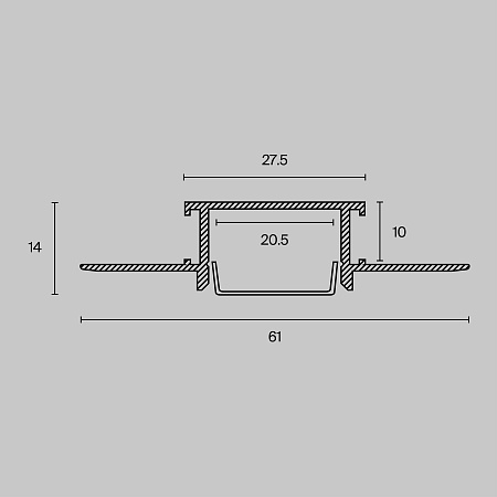 Комплектующие к светодиодной ленте Led Strip ALM011S-2M - фото