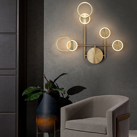 Настенный Светильник Zingy C Brass Imperiumloft 209015-23 - фото