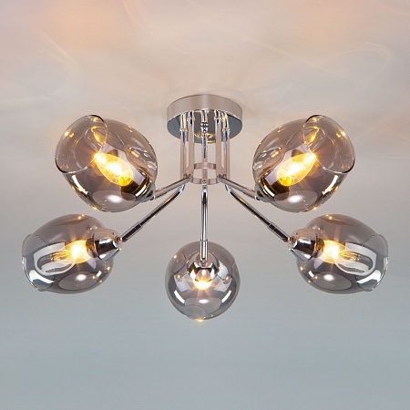 Потолочный светильник Eurosvet 30164/5 хром - фото