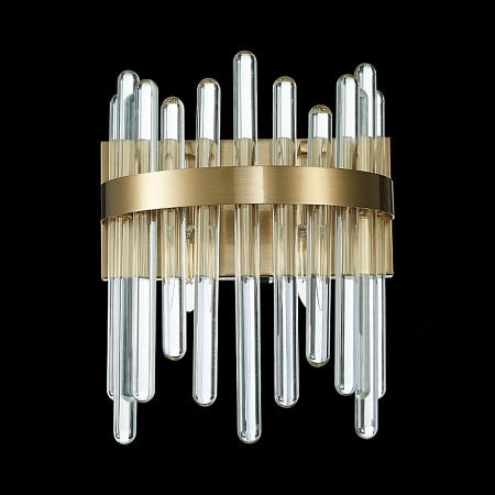 Бра ST-Luce Латунь/Латунь, Прозрачный E14 2*40W SL1167.301.02 - фото