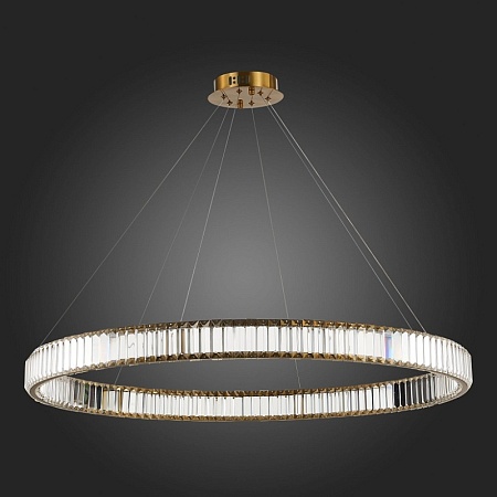 Люстра подвесная ST-Luce Латунь/Прозрачный LED 1*68W 4000K SL1622.313.01 - фото