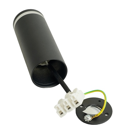 Светильник потолочный Feron ML100 Barrel LUNA MR11 GU10 35W 230V, черный - фото