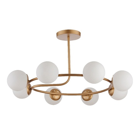 Светильник потолочный Золотистый/Белый E14 8*40W SLE220602-08 - фото