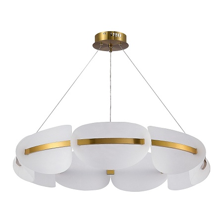 Люстра подвесная ST-Luce Золотистый/Белый LED 1*56W 3000K SL1304.203.56 - фото