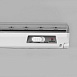 Светильник аккумуляторный, 6 LED/1W 230V, AC/DC  зеленый 355*145*25 mm, серебристый, Выход, EL50 - фото