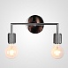 Бра Rh Utilitaire Double Sconce Silver Imperiumloft 123265-22 - фото