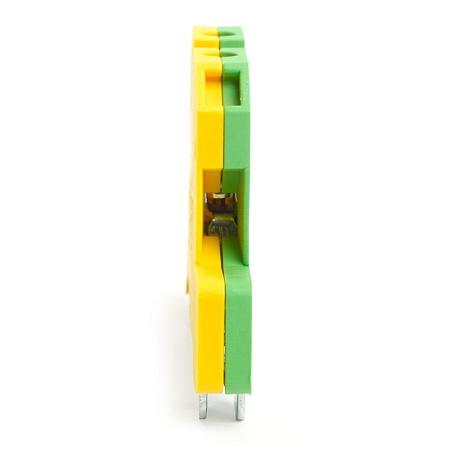 LD551-4-25 ЗНИ Зажим наборный изолированный (винтовой) 2,5 мм2 (JXB 2,5), желтый,зеленый - фото