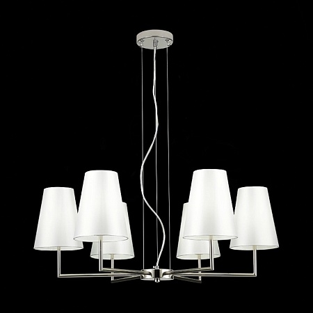 Светильник подвесной Никель/Белый E14 6*40W SLE105903-06 - фото