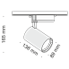 Трековый светильник Technical Vuoro TR003-1-17W4K-B - фото