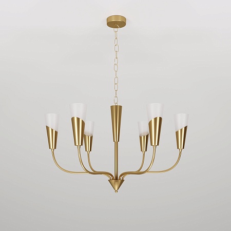 Подвесной светильник Eurosvet 60167/6 латунь - фото