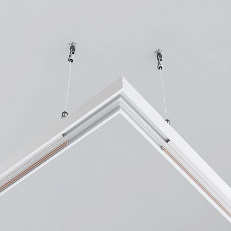 Коннектор угловой Exility накладной низкопрофильный - фото