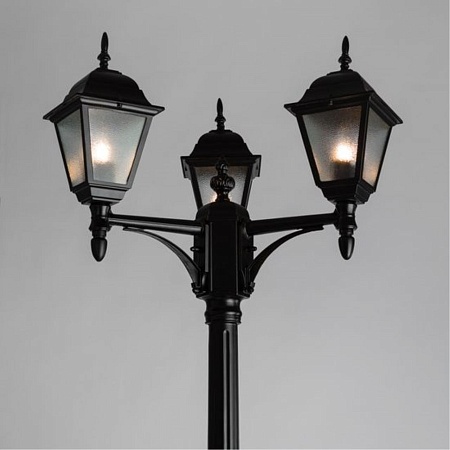 Парковый светильник ARTE LAMP A1017PA-3BK - фото