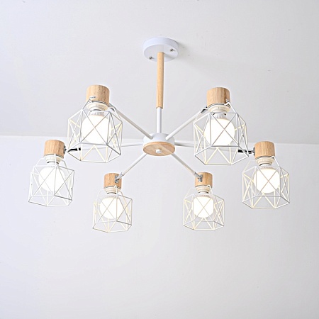 Потолочная Люстра Corf B3 White 6 Lamps Imperiumloft 189480-26 - фото