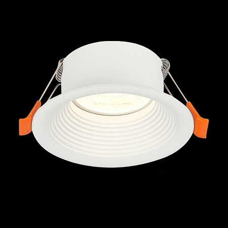 Св-к встр. Белый GU10 1*50W D89xH40 220V Без ламп ST202.508.01 - фото